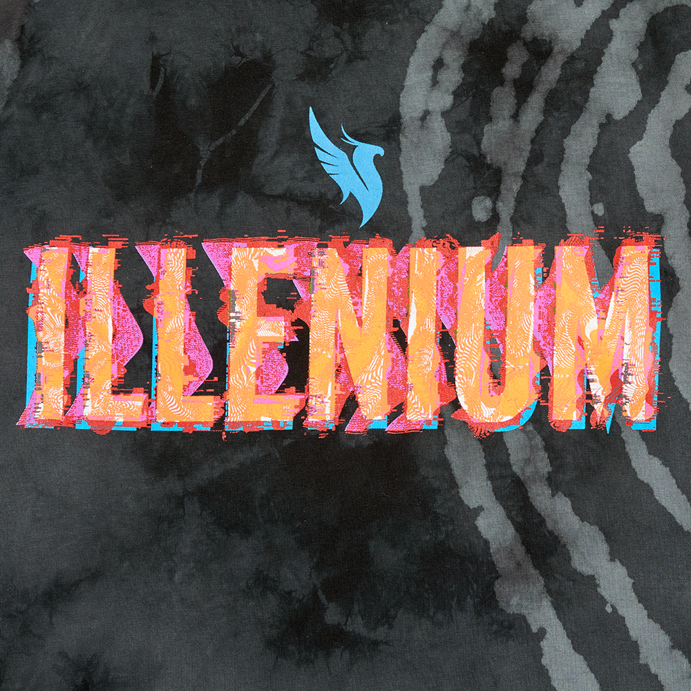 ILLENIUM Glitch Tee Front Detail