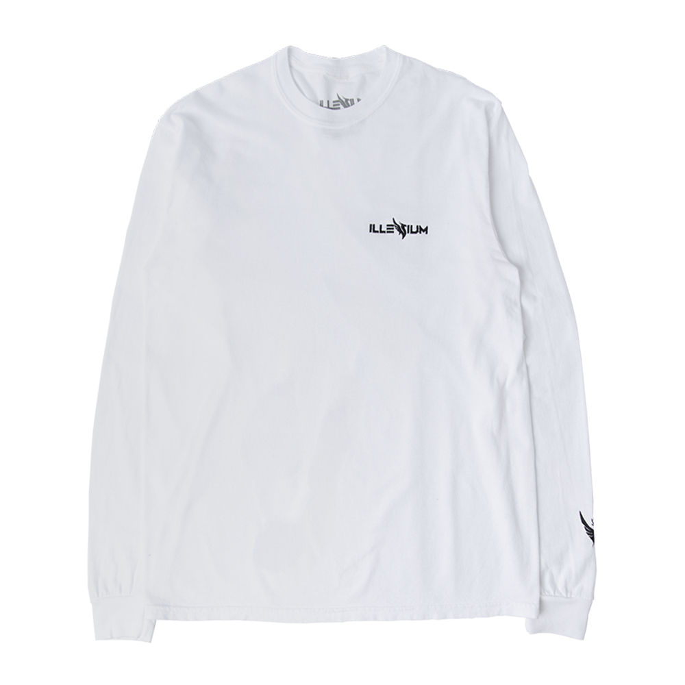 White Logo Long Sleeve T-Shirt – Illenium Official Store